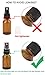 15ml (0.5oz) Empty Glass Spray Bottles (12 pack) - Refillable Containers with Black Fine Mist Sprayer for Misting Aromatherapy, Essential Oils, Cleaning, Room Sprays (Amber) by THETIS Homes