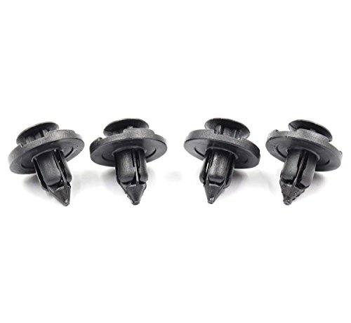 GooDeal 50pcs Plastic Rivet Fastener Mud Flaps Bumper Fender Push Clips 8mm for Nissan