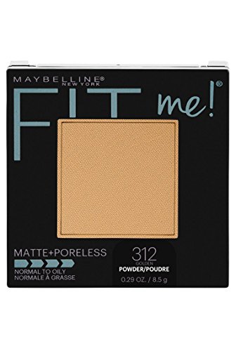 Maybelline New York Fit Me Matte + Poreless Powder Makeup, Golden, 0.29 oz.