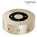 HC-RET Ultraportable Bluetooth Speaker with Enhanced Bass and Bluetooth 4.1 for iPhone, iPad, Samsung, Nexus, HTC, Laptops, and More (Gold)