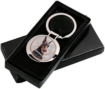 Dóberman llavero en caja de regalo: Amazon.es: Productos para mascotas