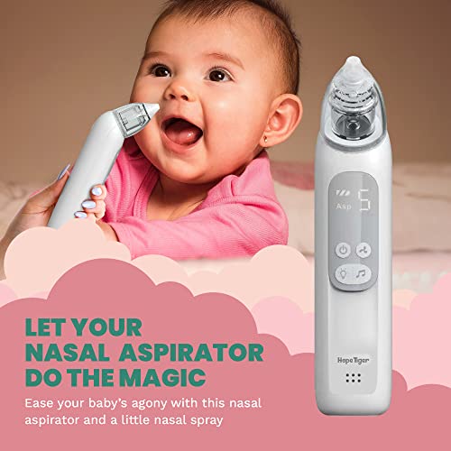 Rechargeable Nasal Aspirator for Babies Electric Nose & Booger Sucker