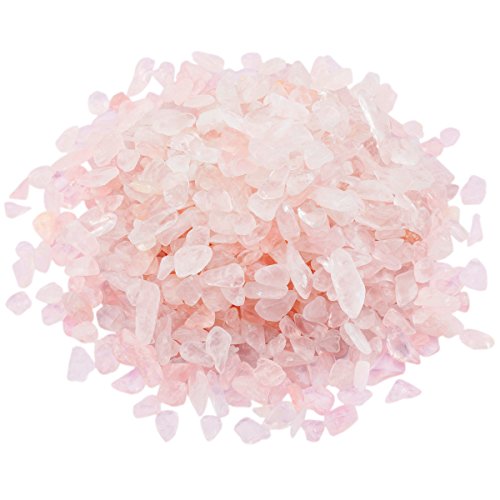 Sunyik rose quartz tumbled chips stone,crushed crystal …