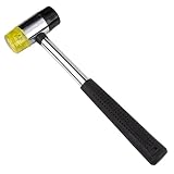 25MM Dual Head Nylon Rubber Hammer Jewelers Metal Mallet (25 mm)