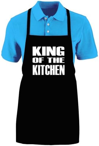 Funny "KING OF THE KITCHEN" Medium Length Kitchen Unisex Apron