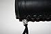 Deluxe Leather Black Padded Vibration Dampening Leather Motorcycle Grip Covers for Hd Motorcycles
