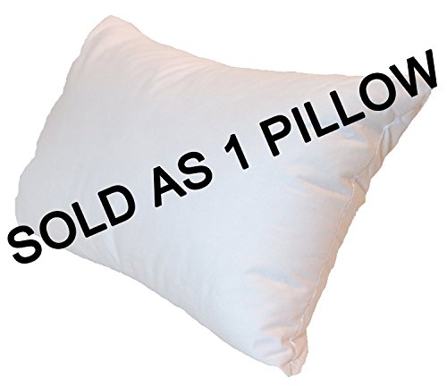 16x26 Inch Pillowflex Premium Polyester Filled Pillow Form Insert - Machine Washable - Oblong Rectangle - Made In USA