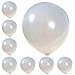 Elecrainbow 5 Inch White Balloons, Round Pearl Balloon for Balloon Arch, Baby, Birthday, Church, Wedding, Pack of 100