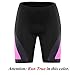 NOOYME (Cycling Season Deal) Women's Bike shorts 3D Padded Cycling Short with Ride in Color Design Cycling Shorts, 01 Fuchsia Pink, X-Large