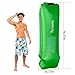 HlpiAMok TOMENGBEIAABBCC Dijkoo Toneeta Inflatable Lounger Air Sofa, Portable Waterproof Inflatable Air Couch Ultra Durable with Side Pocket - for Travel, Hiking, Beach and Yard (Green)