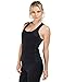 Delfin Spa Women's Heat Maximizing Neoprene Anti Cellulite Full Coverage Racerback Exercise Tank, Black, Medium