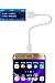 HomeSpot Short Android Phone Charger 6-Inch [4 Pack] Tangle-Free USB Cable forAndroid Charging Cable for Galaxy S7/S6, Sony, Motorola - White