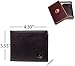 LAGOART Genuine Leather Bifold Wallets For Men Front Pocket Slim Mens Wallet 2 ID Window