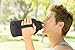 Swig Savvy Vacuum Insulated Stainless Steel Double Wall Wide Mouth Sports Water Bottle with Storage Sleeve, 64 Ounces, Black