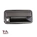 T1A Exterior Front Passenger Door Handle, Upgraded Metal - Compatible with 1995-2000 Chevrolet, GMC C/K 1500 2500 3500 Suburban Tahoe Yukon; 1999-2000 Cadillac Escalade - Textured Black - OEM 1574223