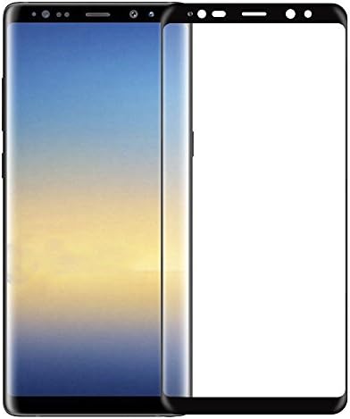 Galaxy Note 8 Screen Protector, Tempered Glass 3D [Case Friendly] Screen Protector for Samsung Galaxy Note 8, [Bubble Free] [Easy to Install] HD Clear Wet Screen Protector for Note 8 (Black)