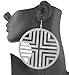 2 Pairs of Silvertone Metallic "X" 5 Inch Drop Circle Earrings
