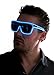 Neon Nightlife Blue Frame/Tinted Single Lens Tron Style Light Up Glasses
