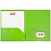 JAM PAPER Plastic 2 Pocket POP Folders - Durable School Folders - Assorted Fashion Colors - 6/Pack