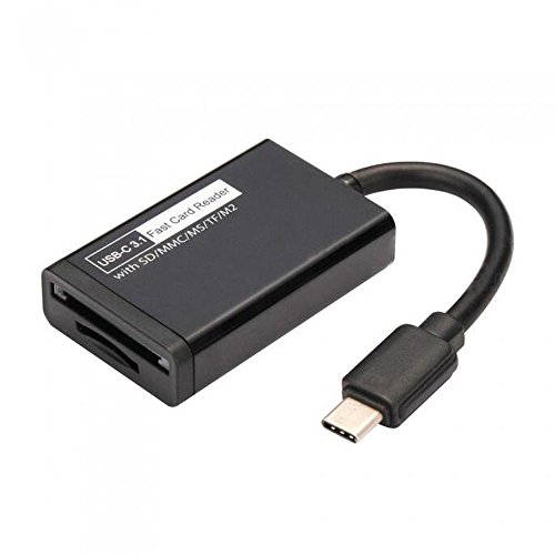 Mini-USB-31-Type-C-TF-SD-Card-Reader-Black