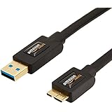 AmazonBasics USB 3.0 Cable - A-Male to Micro-B - 3 Feet (0.9 Meters)