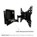 In Wall Recessed Full Motion TV Mount with Zero Clearance for 32 to 55 Inch TVs LCD, LED, or Plasma - Extends 19 Inches