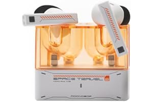 Moondrop Space Travel 2 HiFi Noise-Canceling TWS wiress Earphone Bluetooth 6.0 ANC Low-Latency Game Mode SBC/AAC (White)