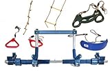 Kids Deluxe with Indoor Swing, Plastic Rings, Trapeze Bar, Climbing Ladder, and Swinging Rope