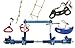 Kids Deluxe with Indoor Swing, Plastic Rings, Trapeze Bar, Climbing Ladder, and Swinging Rope