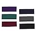 EBOOT 6 Pieces Stretch Elastic Yoga Headbands for Teens and Adults