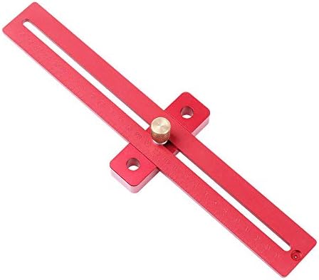 Woodworking Square Aluminum Alloy Crossed Ruler Woodworking T type Scriber Measuring Tools