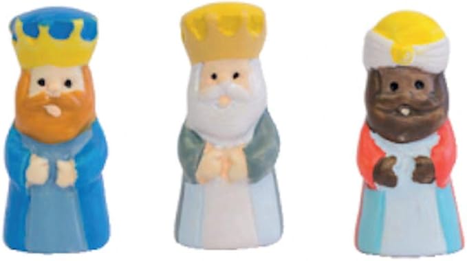Figurita Rey Mago para Roscón de Reyes 100 ud.: Amazon.es: Hogar