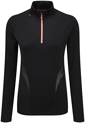 Tribe Sports Women's Engineered Long Sleeve Running Top - Sweatwicking, Lightweight, Breathable, Reflective Detail