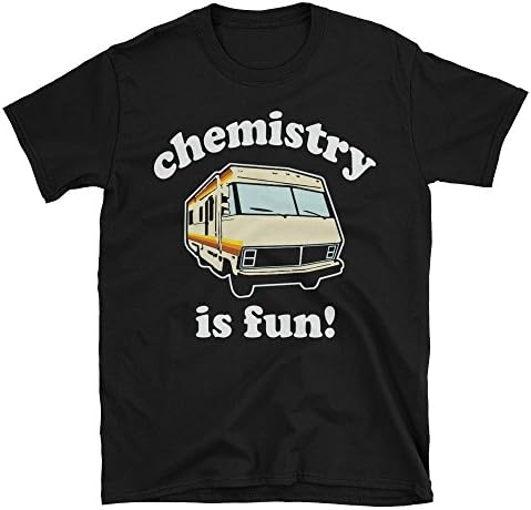 Chemistry Is Fun Breaking Fckin' Bad Camper T-shirt 100% Eco Cotton Black Tee DTG