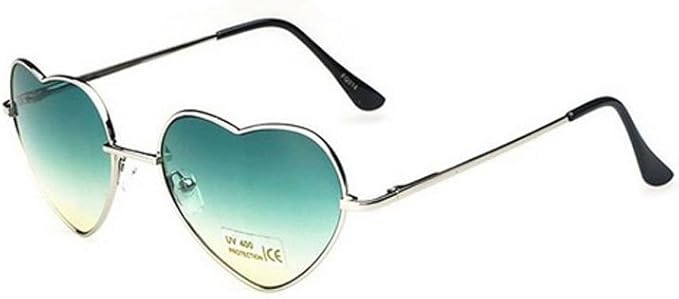 metal heart shaped sunglasses