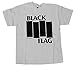 SST Men's Black Flag Bars and Logo T-shirt