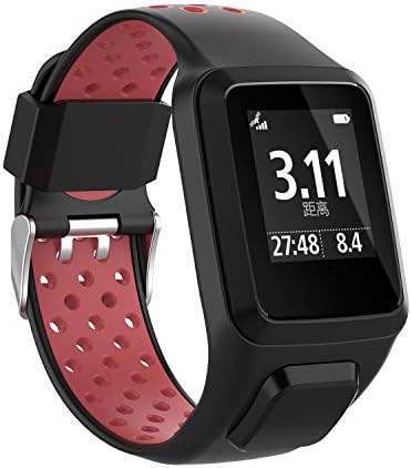 Svovate For Tom Tom Straps Replacement Silicone Watchbands Straps for Tom Tom Adventurer/Tom Tom Golfer 2/Tom Tom Runner 2/Tom Tom Runner 3/Tom Tom spark/Tom Tom spark3