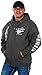 Men's Ford Mustang Collage Zip Up Hoodie in Charcoal (Medium, CLG2-charcaol Gray)
