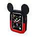 Yu store Lovely Cartoon Mouse Ears TPU Protective Cover for I Watch 40mm and 44mm, Soft Silicone Protector Bumper Frame Protective Double Color Case for iWatch Series 4 Girls Boys (Red, 44MM)