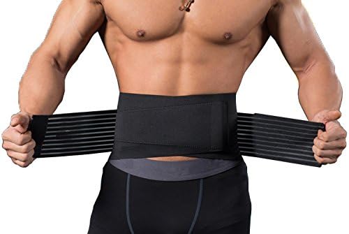 Hholding Back Brace,Waist Braces,Waist Trimmer Support -Lower Back Brace and Support Belt For Men with Dual Adjustable Straps and Breathable Mesh Panels