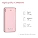 Yoobao 20000mAh Power Bank High Capaicty Portable Charger External Battery Pack Dual USB Output Powerbank Cell Phone Battery Backup Charger Compatible Smartphone Cellphone Tablets - Pink