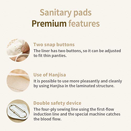 think ECO [3Pads] Organic Reusable Fashionable Cotton Cloth Panty