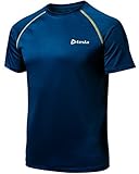 CLSL TM-MTS03-MYZ_X-Large j-OWT Tesla Men's Lightweight HyperDri Cool T Shirt Sports Running Short Sleeve Athletic Top MTS03