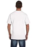 Fruit of the Loom Men's 4-Pack Pocket Crew-Neck T-Shirt White Large