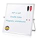 Desktop Dry Erase Easel Whiteboard - Magnetic Presentation Board 10