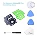 EMiEN Rear Back Camera Glass Lens Cover Frame with Adhesive + Flash Cover Pre-installed Replacement Parts for Samsung Galaxy S8 PLUS G955 (ALL CARRIERS) with Repair Tool Kit (Orchid Gray)