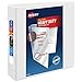 Avery 2" Heavy Duty View 3 Ring Binder, One Touch EZD Ring, Holds 8.5" x 11" Paper, 1 White Binder (79192) primary