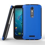 MOTO PLAY/MOTO X PLAY SHOCKPROOF CASE, Nue Design Cases - Motorola MOTO PLAY/MOTO X PLAY (2016 Model) Wrap Up TPU Cover Robot Shockproof Armor Case (BLUE)