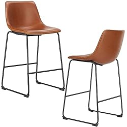 JHK 26 inch Counter Height Bar Stools Set of