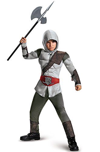 Big Boys' Hooded Stealth Assassin Video Game Muscle Costume